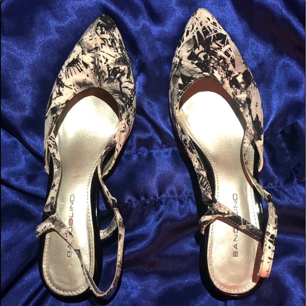 B&W Casual Heels